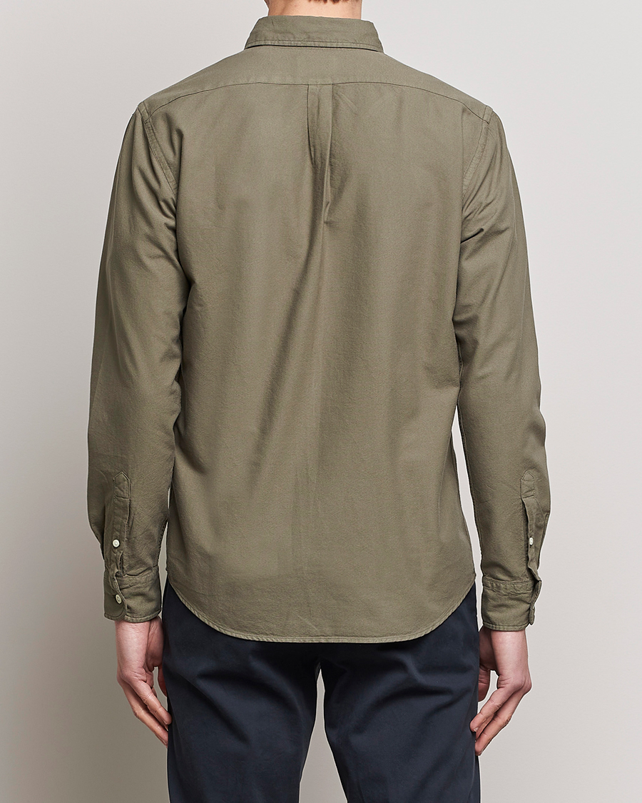 Uomini | Camicie | Colorful Standard | Classic Organic Oxford Button Down Shirt Dusty Olive