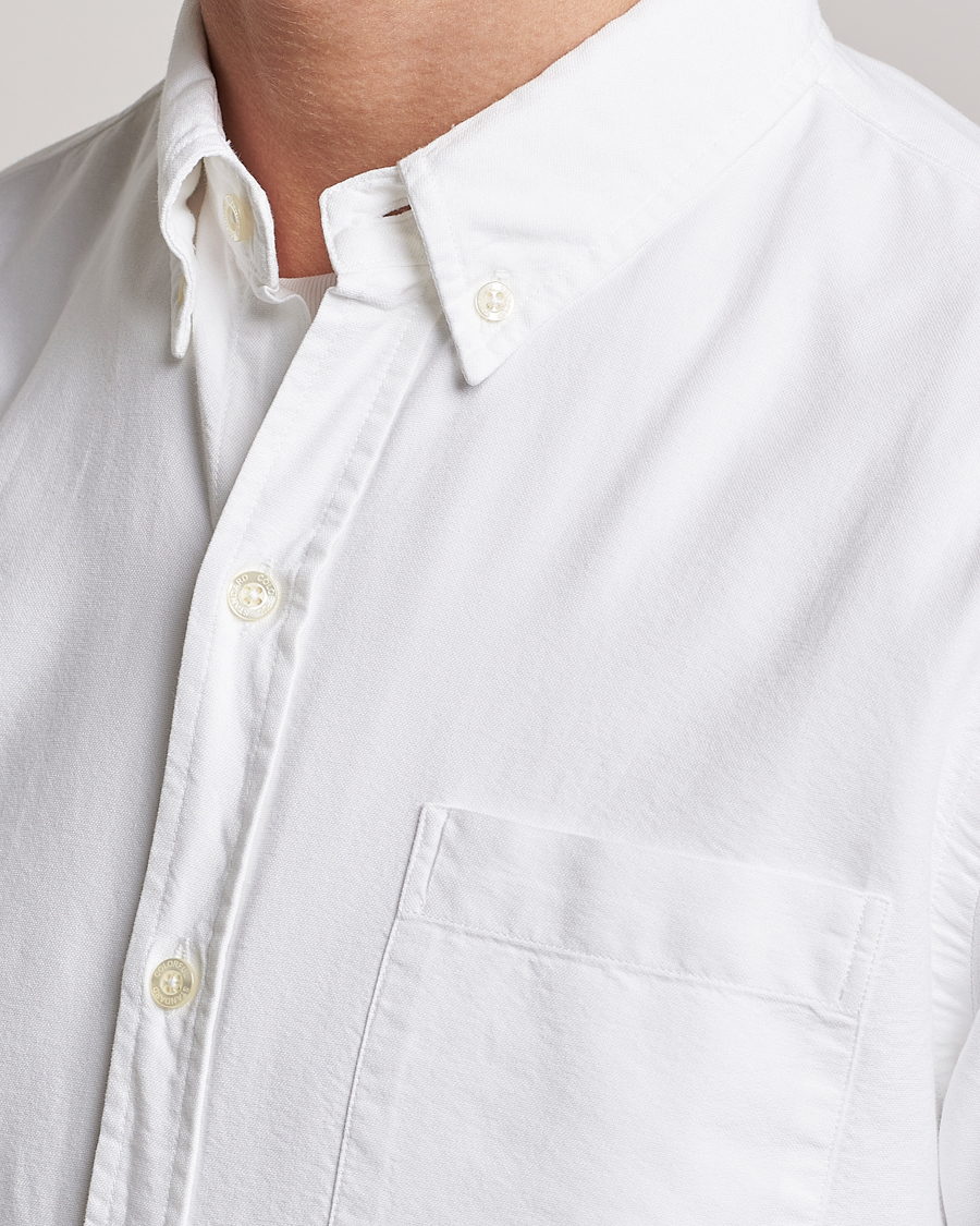 Uomini | Camicie | Colorful Standard | Classic Organic Oxford Button Down Shirt White