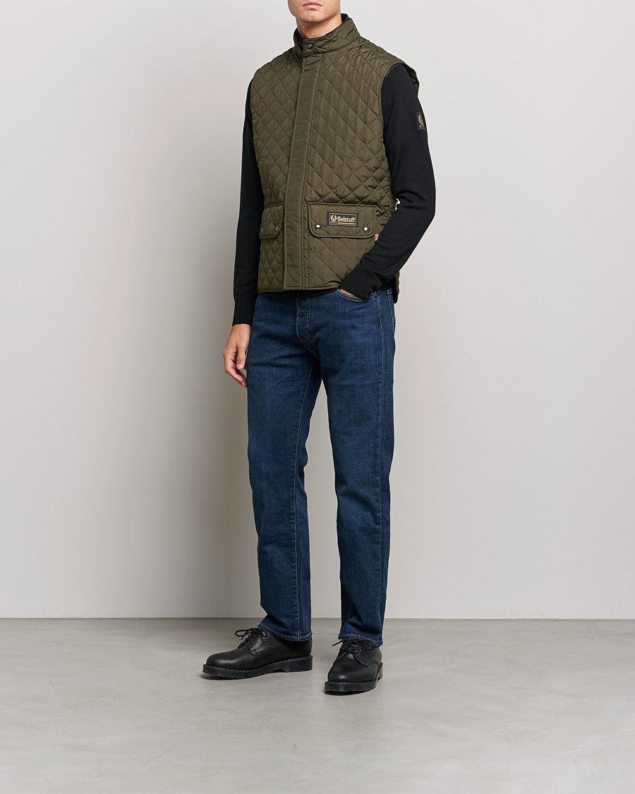 Uomini | Gilet | Belstaff | Waistcoat Quilted Faded Olive