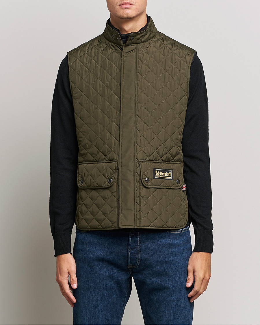 Uomini | Gilet | Belstaff | Waistcoat Quilted Faded Olive