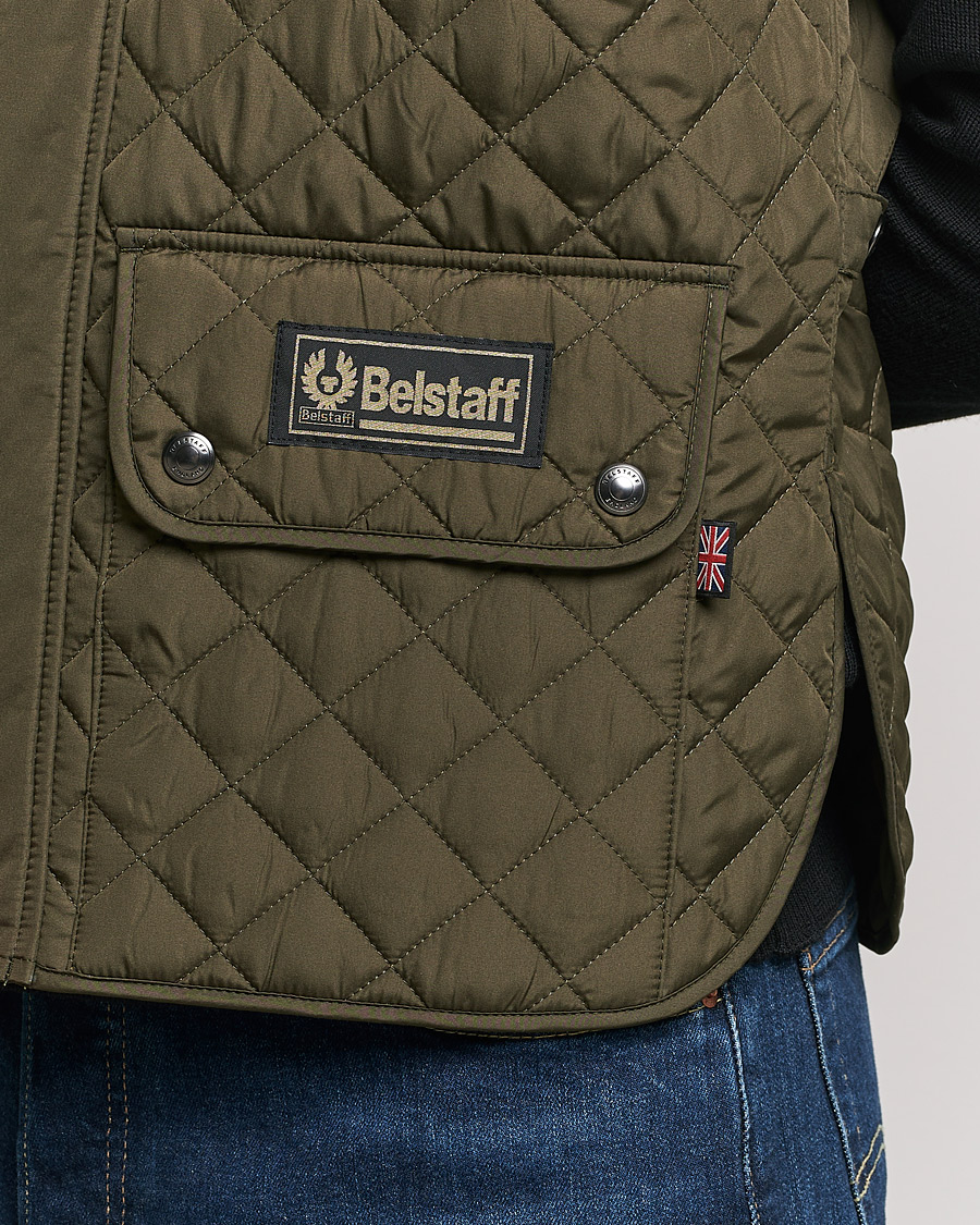 Uomini | Gilet | Belstaff | Waistcoat Quilted Faded Olive