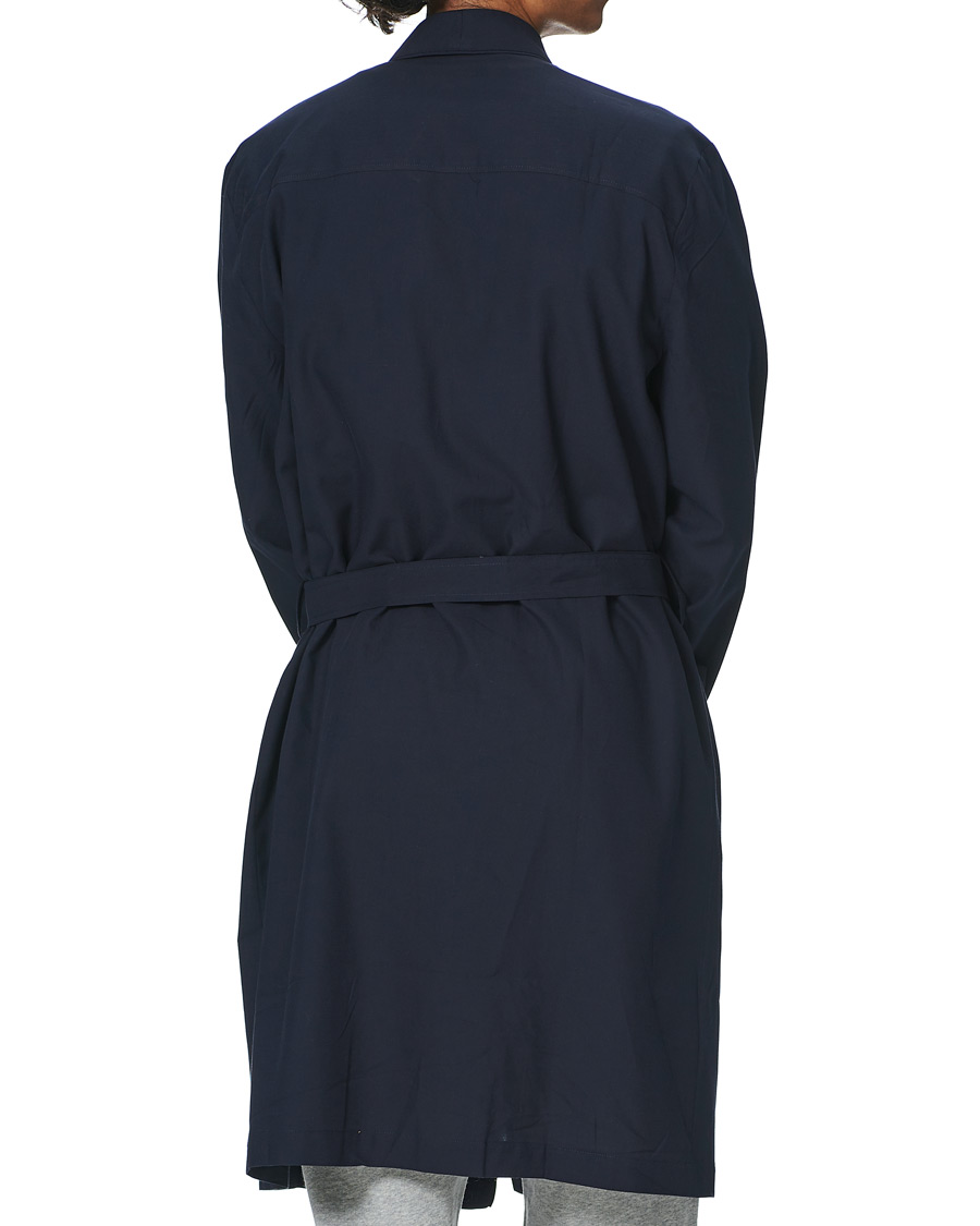 Uomini | Accappatoi & Pigiami | Sunspel | Cotton Robe Navy