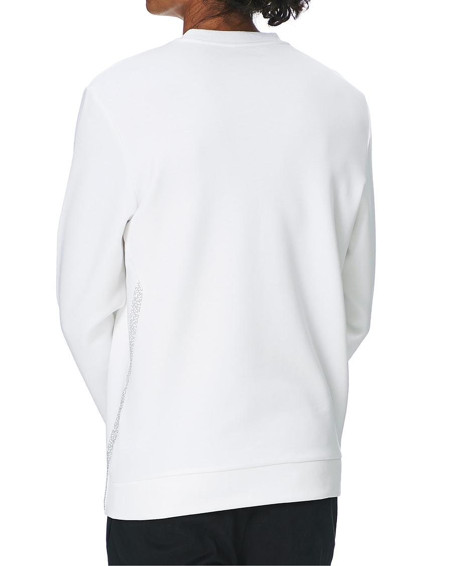 Uomini | Maglieria | BOSS GREEN | BOSS Athleisure Salbo Iconic Crew Neck Sweatashirt White