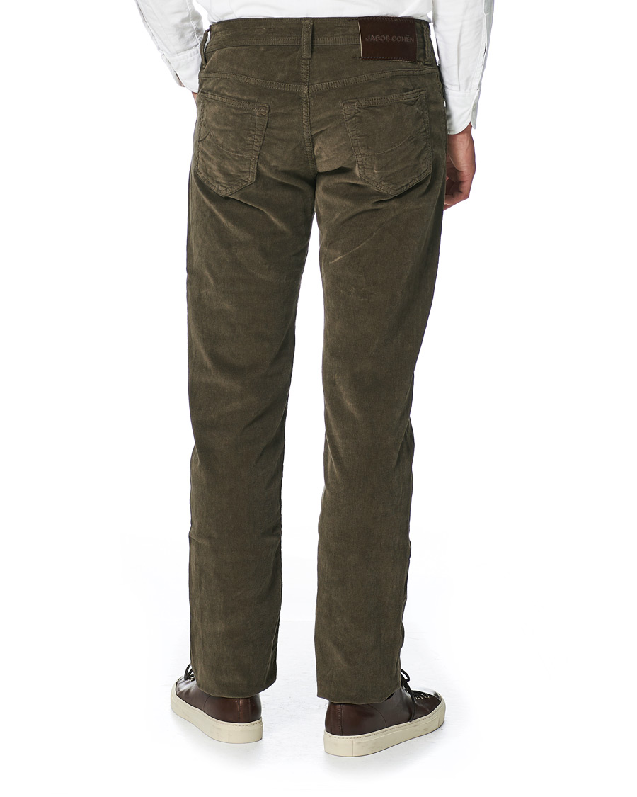 Uomini | Pantaloni | Jacob Cohën | 688 Bard 5-Pocket Corduroy Trousers Brown