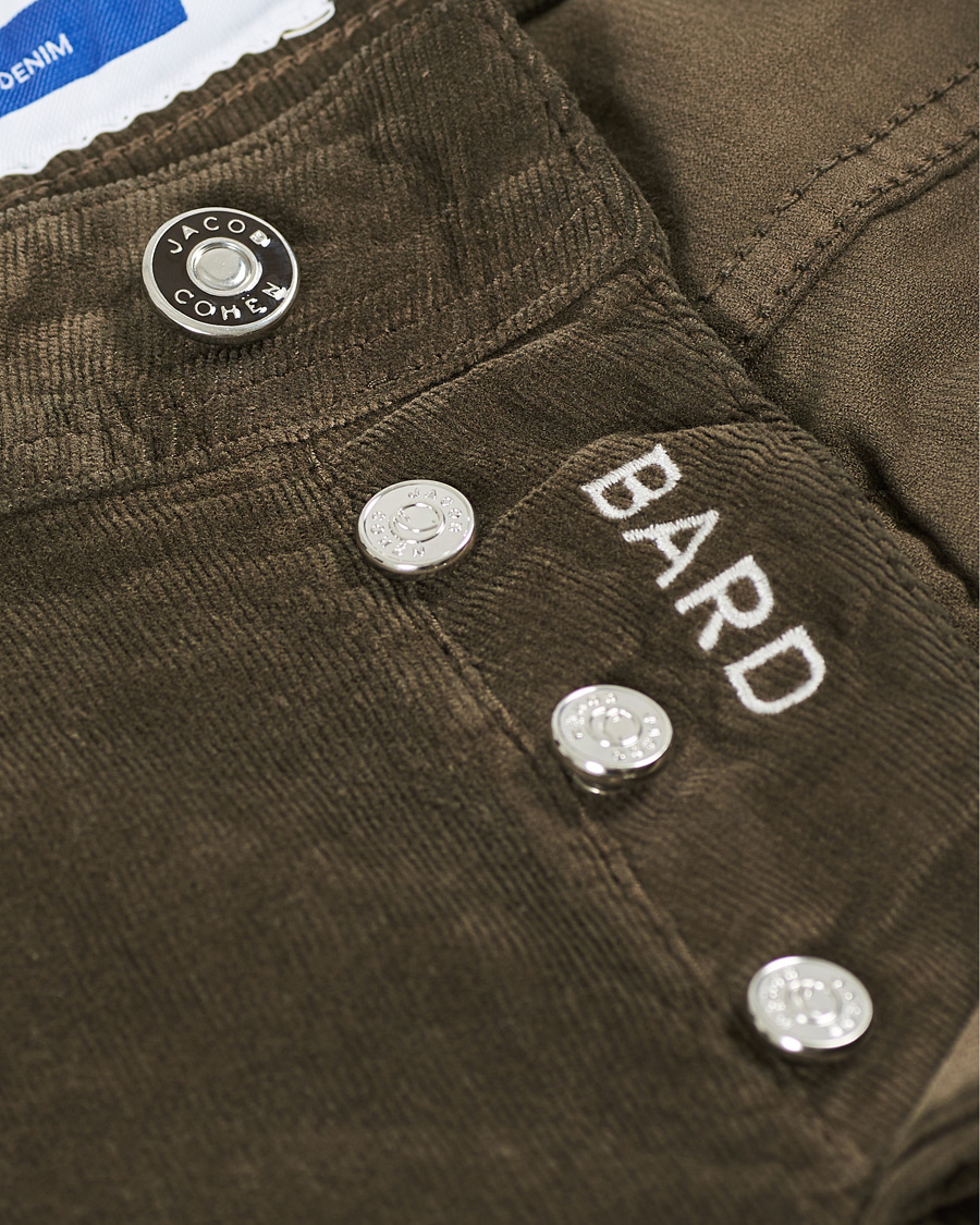 Uomini | Pantaloni | Jacob Cohën | 688 Bard 5-Pocket Corduroy Trousers Brown