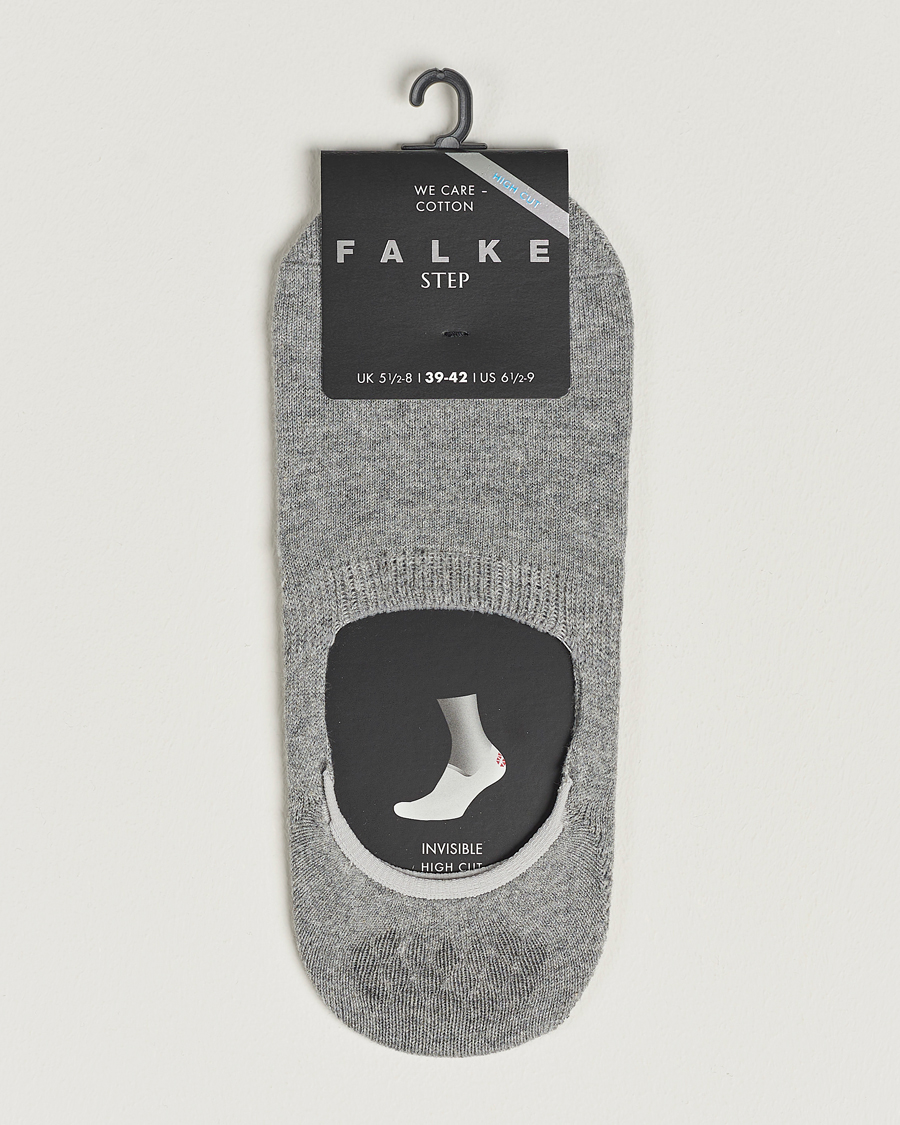 Uomini | Biancheria intima | Falke | Casual High Cut Sneaker Socks Light Grey Melange
