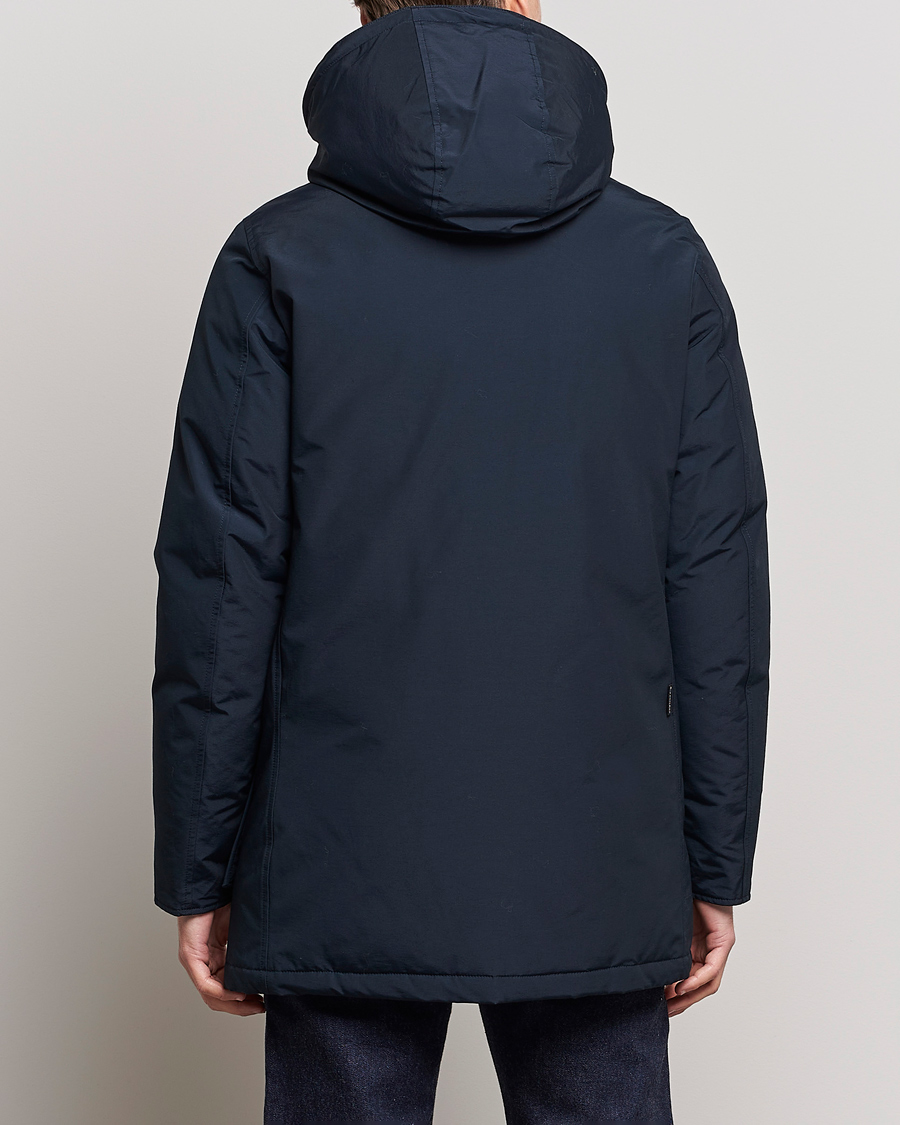 Uomini | Giacche | Woolrich | Arctic Parka No Fur Melton Blue