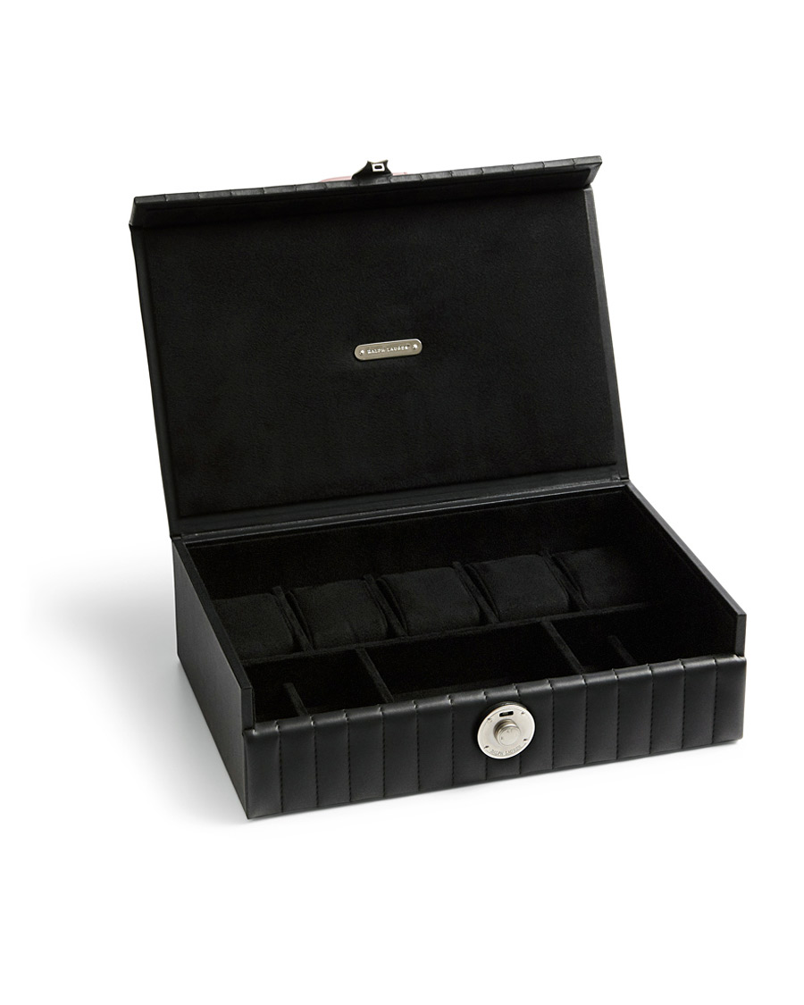 Uomini | Idee regalo di Natale | Ralph Lauren Home | Cooper Leather Watch Box Black
