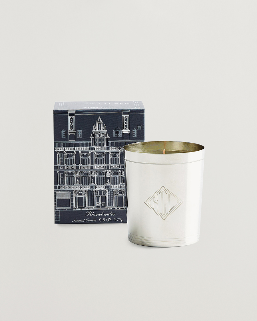 Uomini | Ralph Lauren Home Rhinelander Flagship Single Wick Candle Silver | Ralph Lauren Home | Rhinelander Flagship Single Wick Candle Silver