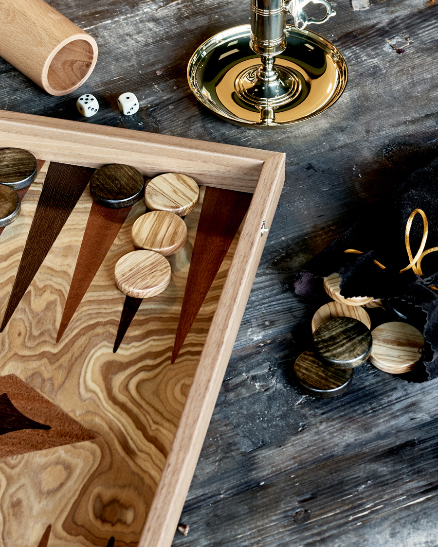 Uomini | Giochi | Manopoulos | Olive Burl Large Backgammon