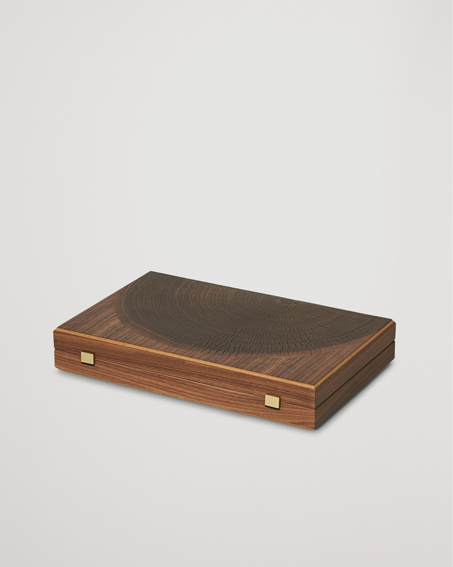 Uomini | Manopoulos Walnut Natural Tree Large Backgammon | Manopoulos | Walnut Natural Tree Large Backgammon