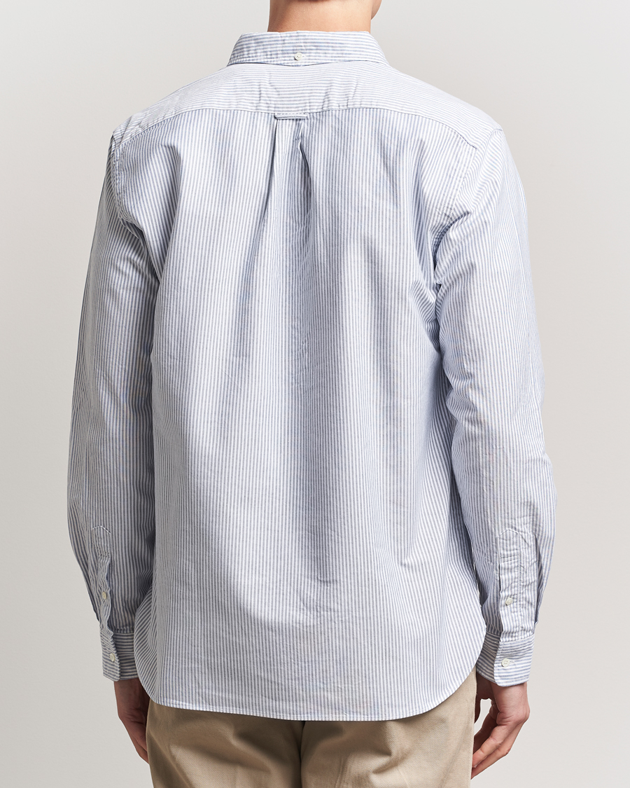 Uomini | Camicie | BEAMS PLUS | Oxford Button Down Shirt Blue Stripe