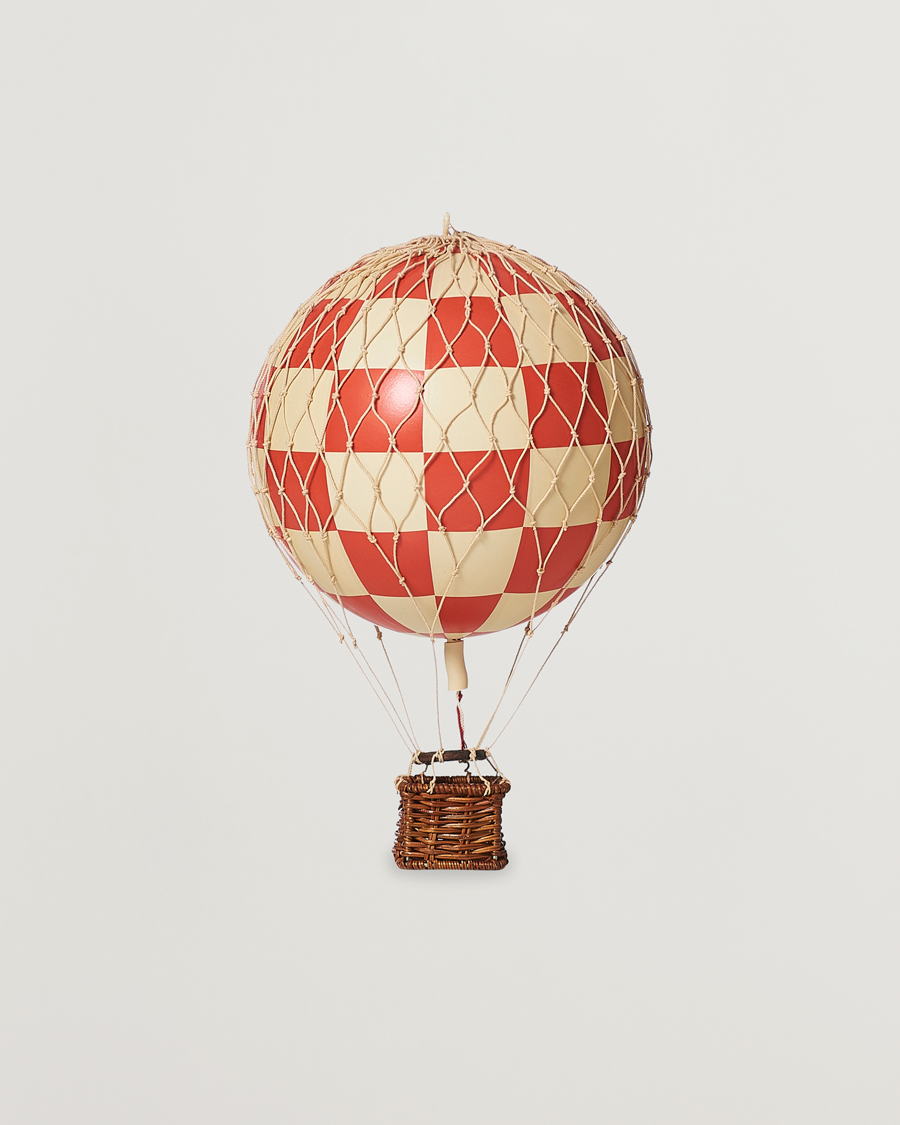 Uomini | Decorazioni | Authentic Models | Travels Light Balloon Check Red