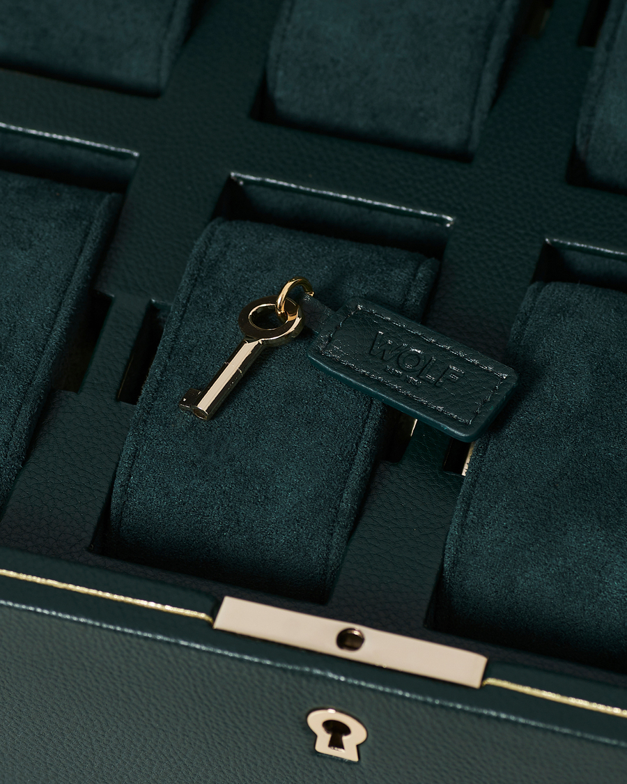 Uomini | Orologi & Portagioielli | WOLF | British Racing Green 8 Piece Watch Box