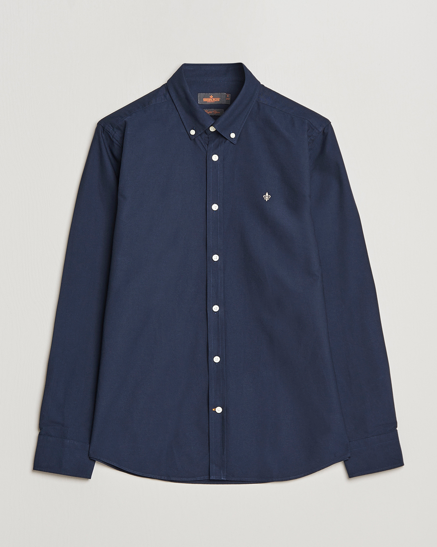 Uomini | Camicie | Morris | Douglas Oxford Shirt Navy