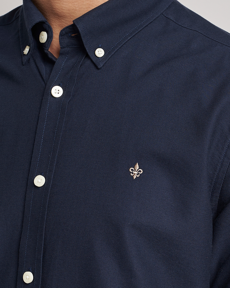 Uomini | Camicie | Morris | Douglas Oxford Shirt Navy