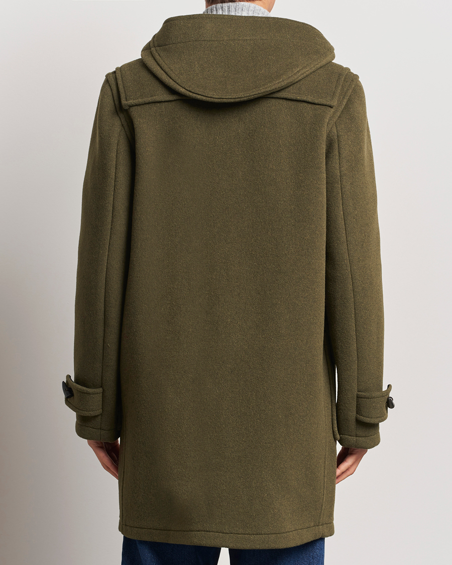 Uomini | Giacche | Gloverall | Morris Duffle Coat Loden Green/Check