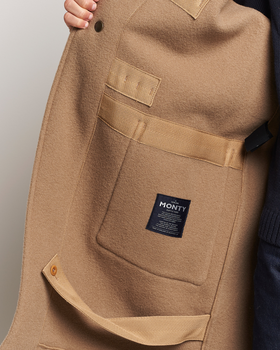 Uomini | Giacche | Gloverall | 575 Monty Original Duffle Coat Camel
