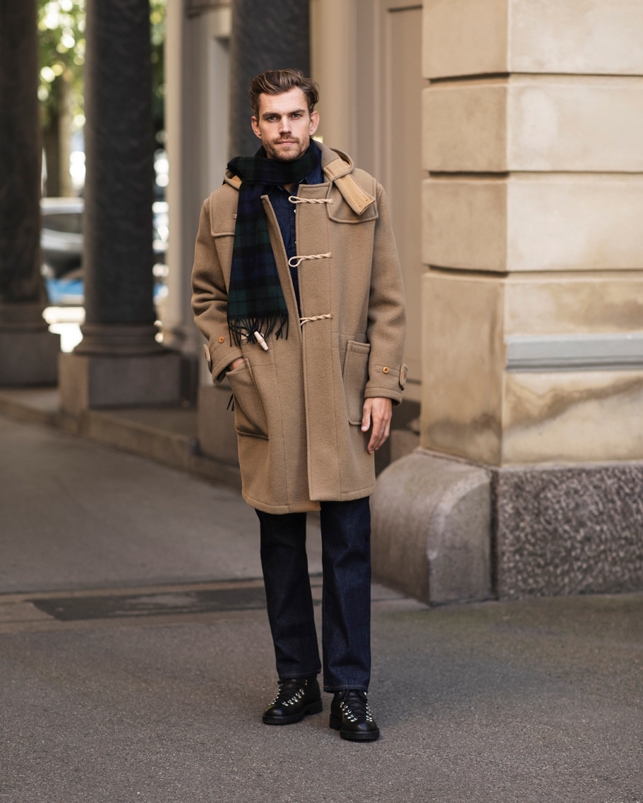 Uomini | Giacche | Gloverall | 575 Monty Original Duffle Coat Camel