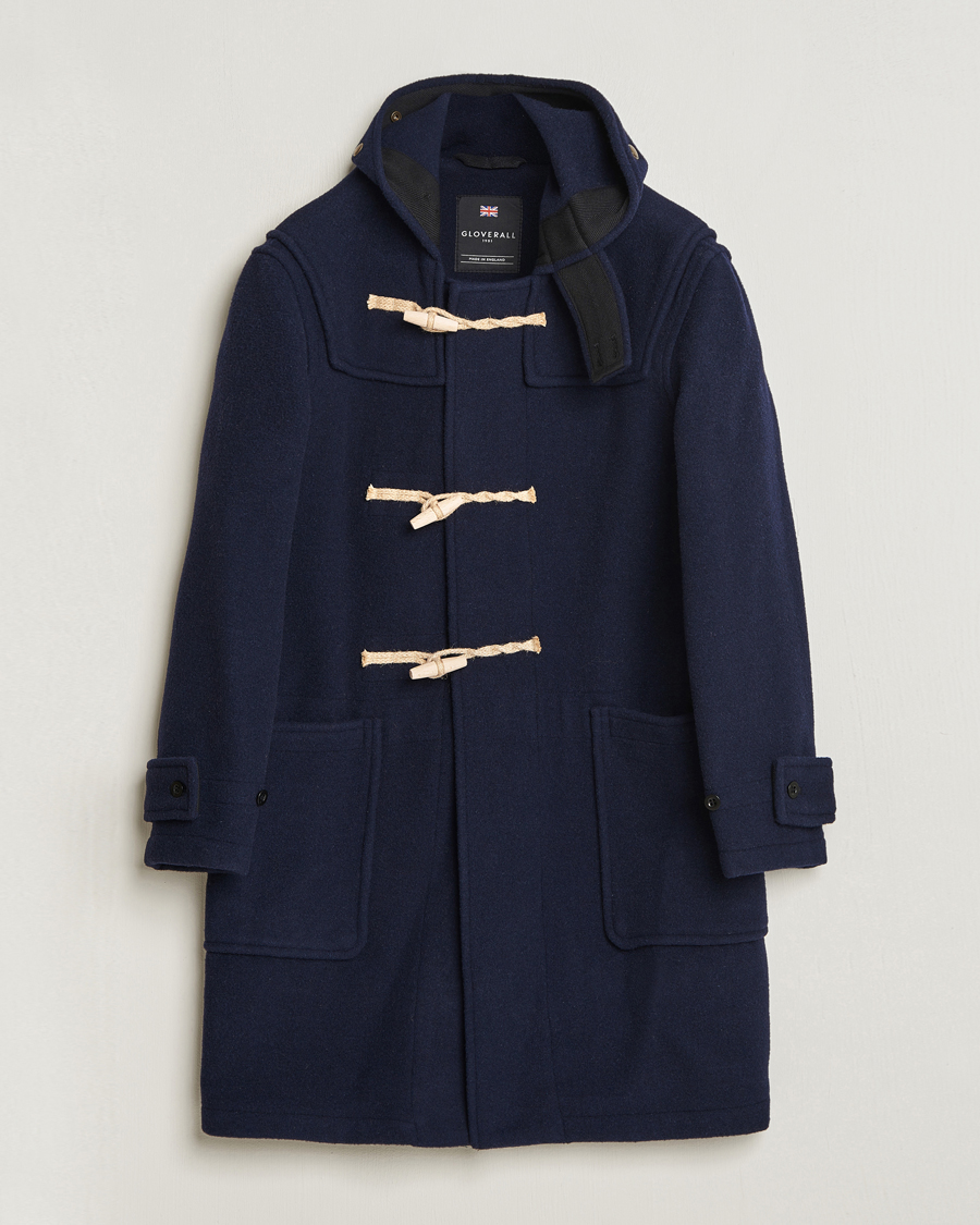 Uomini | Giacche | Gloverall | 575 Monty Original Duffle Coat Navy