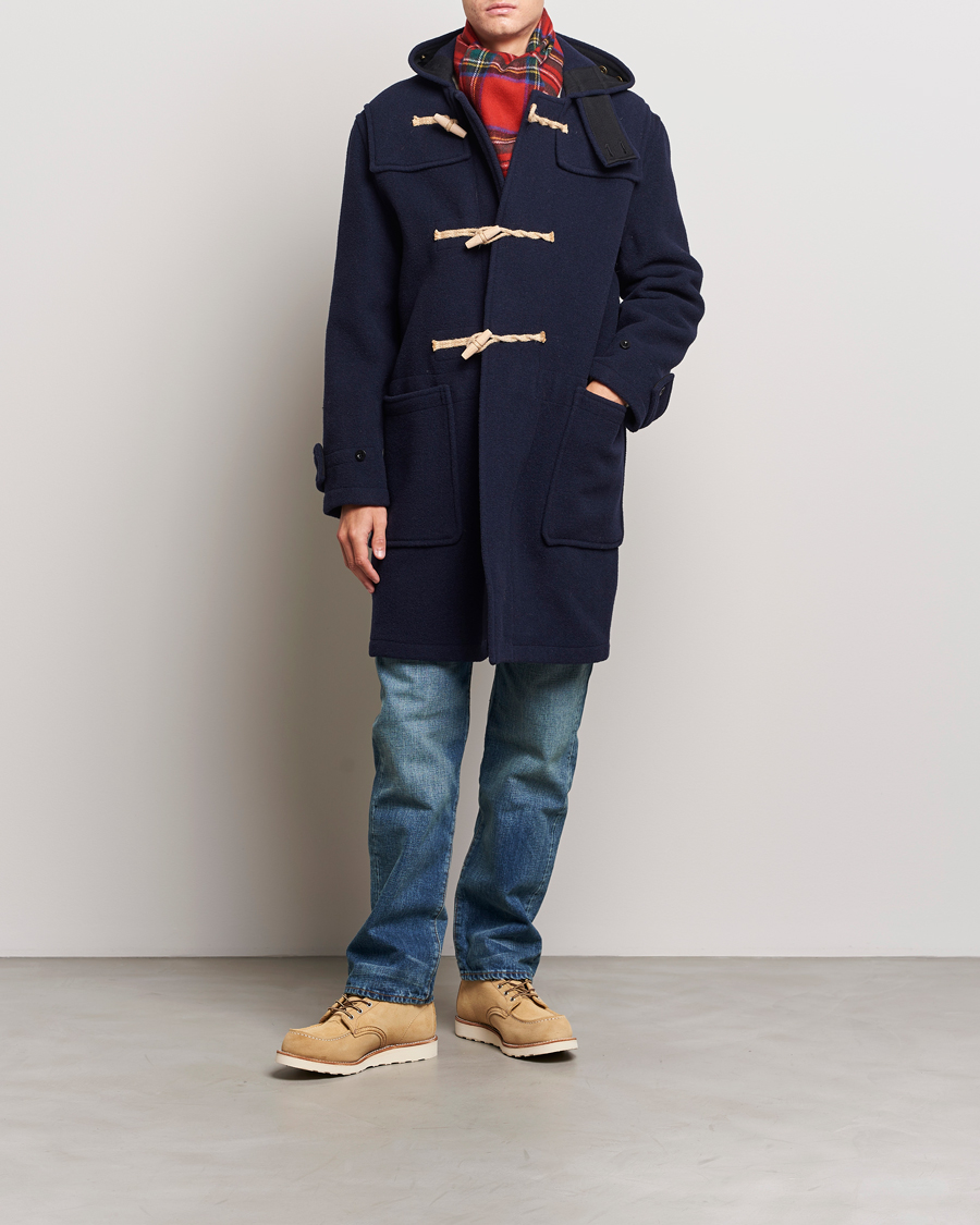 Uomini | Giacche | Gloverall | 575 Monty Original Duffle Coat Navy
