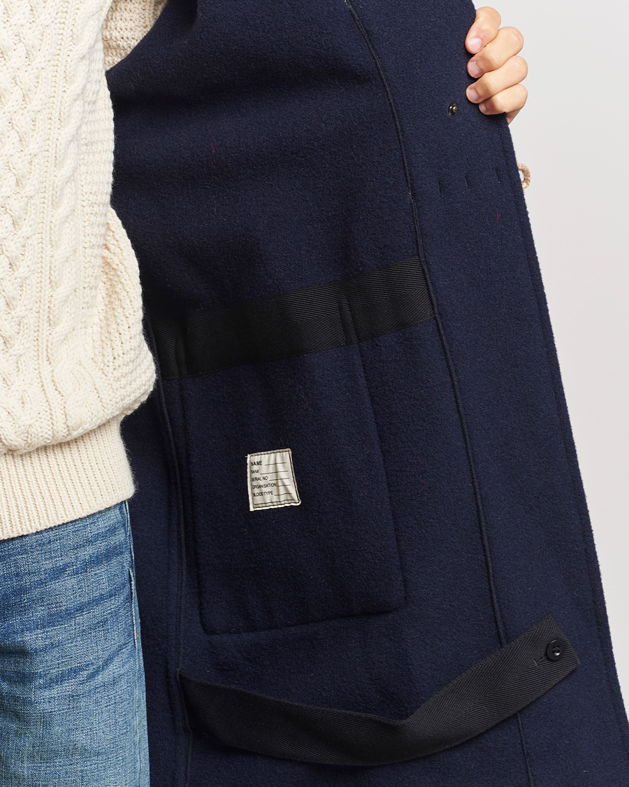 Uomini | Giacche | Gloverall | 575 Monty Original Duffle Coat Navy