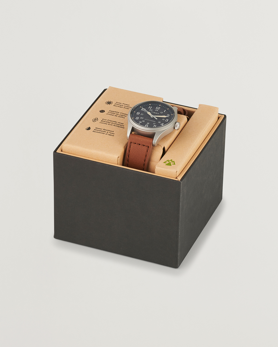 Uomini | Timex Field Post Solar Watch 36mm Brown/Black | Timex | Field Post Solar Watch 36mm Brown/Black