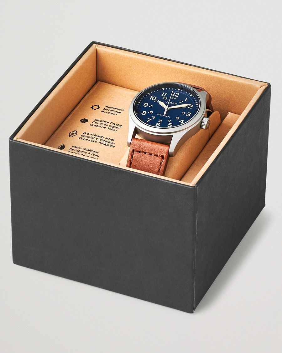 Uomini | Timex Field Post Mechanical Watch 38mm Blue Dial | Timex | Field Post Mechanical Watch 38mm Blue Dial