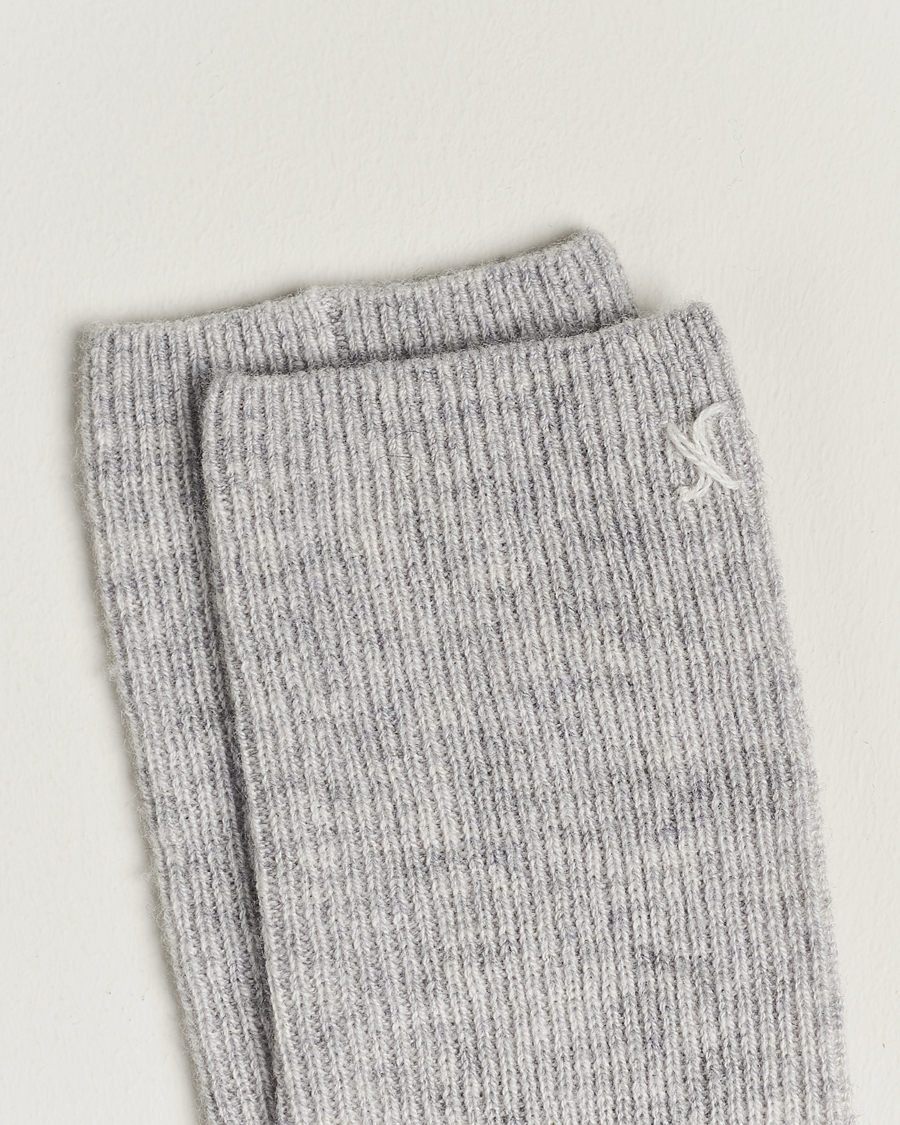 Uomini | Biancheria intima | People's Republic of Cashmere | Cashmere Socks Ash Grey