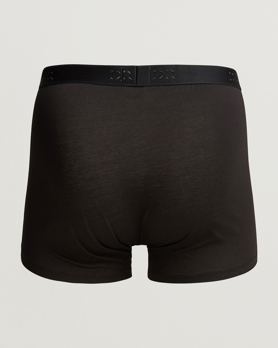 Uomini | Biancheria intima | Derek Rose | Pima Cotton Stretch Trunk Black
