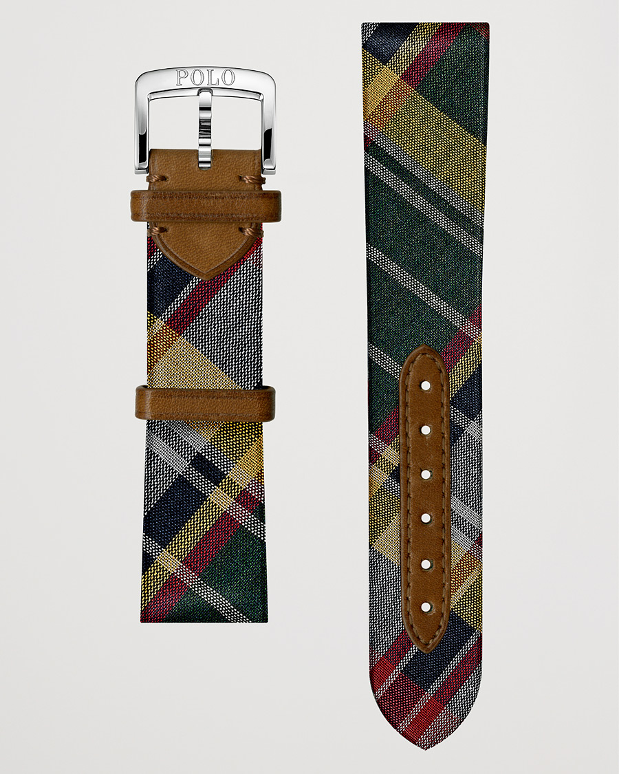 Uomini | Polo Ralph Lauren Sporting Silk Strap Green Tartan | Polo Ralph Lauren | Sporting Silk Strap Green Tartan