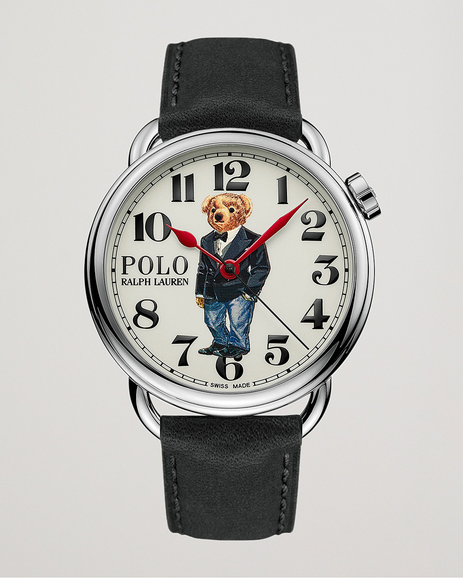 Uomini | Polo Ralph Lauren 42mm Automatic Denim Tux Bear White Dial | Polo Ralph Lauren | 42mm Automatic Denim Tux Bear White Dial