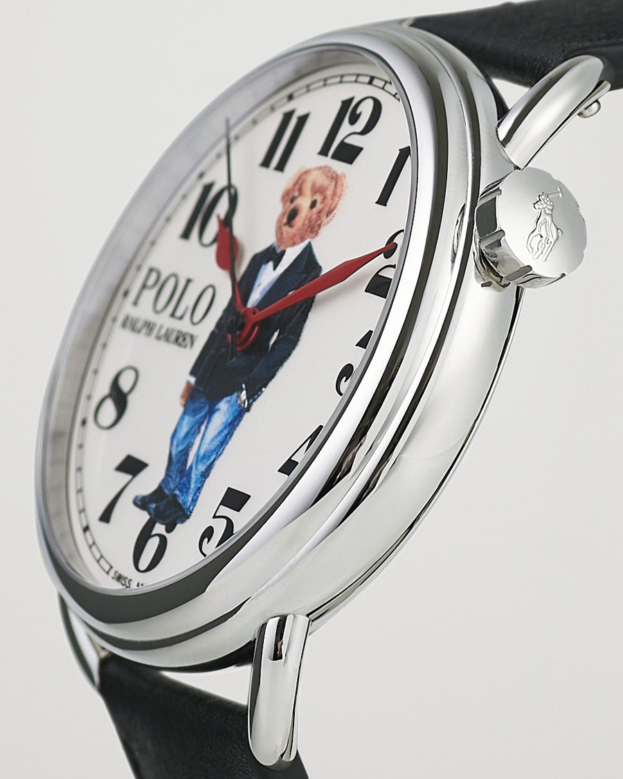 Uomini | Polo Ralph Lauren 42mm Automatic Denim Tux Bear White Dial | Polo Ralph Lauren | 42mm Automatic Denim Tux Bear White Dial