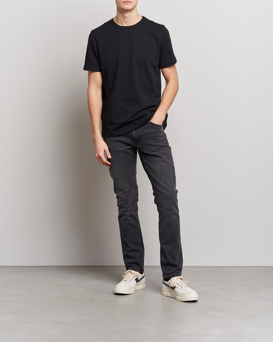 Uomini | Pantaloni | Nudie Jeans | Lean Dean Jeans Black Eyes