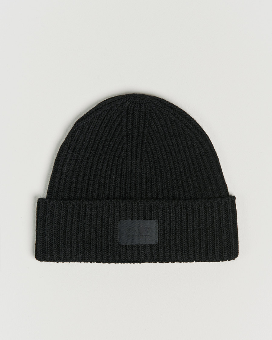 Uomini | NN07 Bob Logo Beanie Black | NN07 | Bob Logo Beanie Black