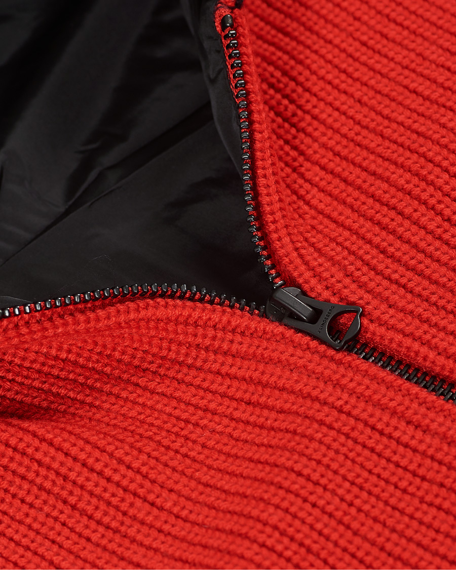 Uomini | Giacche | J.Lindeberg | Bob Merino Wool Knitted Jacket Black