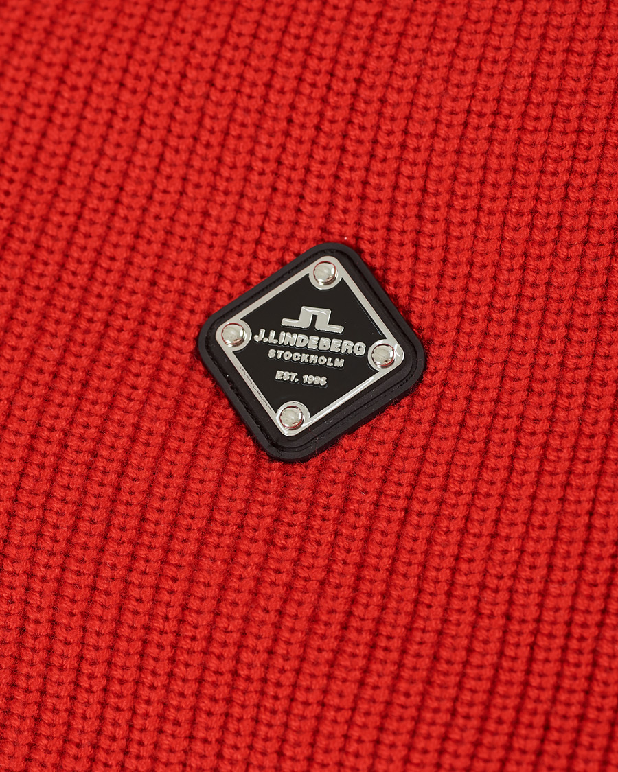 Uomini | Giacche | J.Lindeberg | Bob Merino Wool Knitted Jacket Black