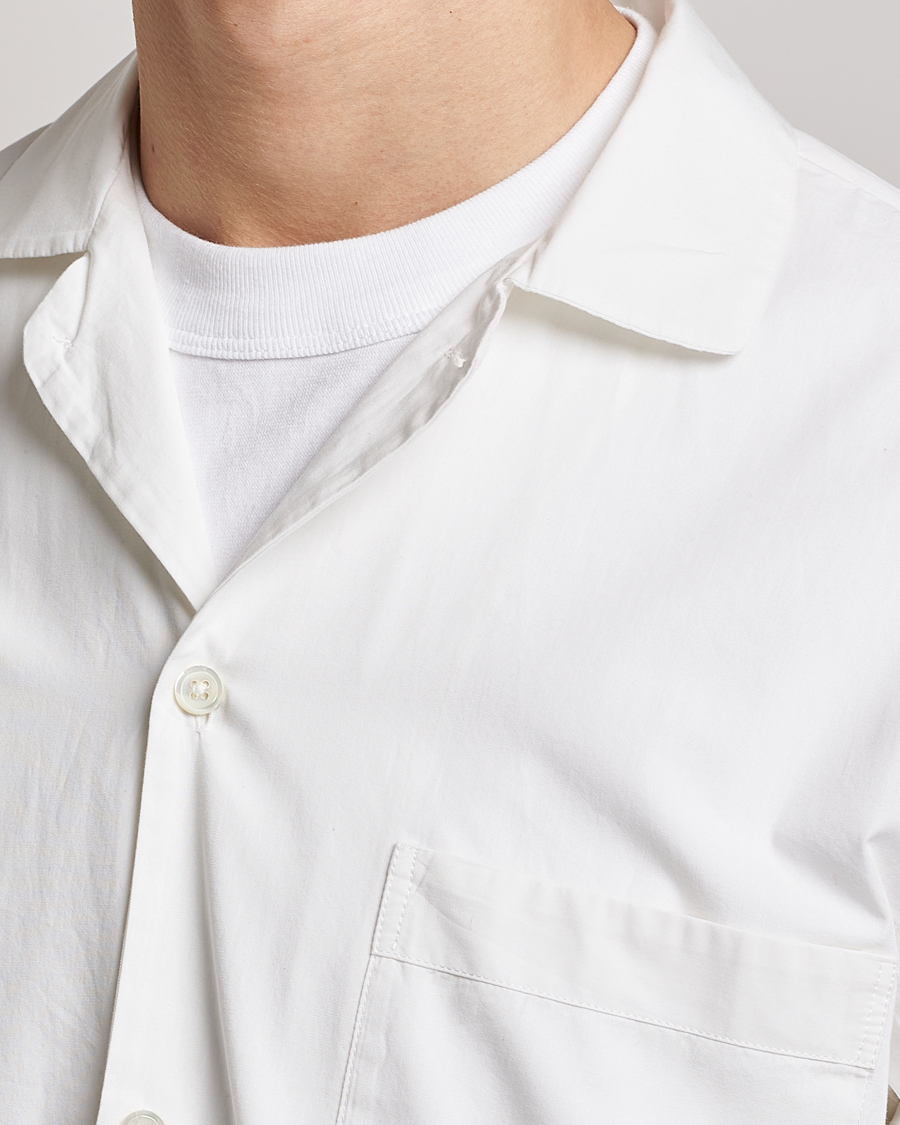 Uomini | Accappatoi & Pigiami | Tekla | Poplin Pyjama Shirt Alabaster White