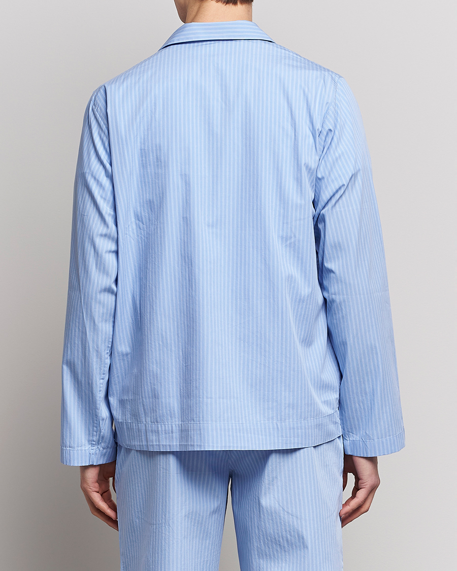 Uomini | Accappatoi & Pigiami | Tekla | Poplin Pyjama Shirt Pin Stripes