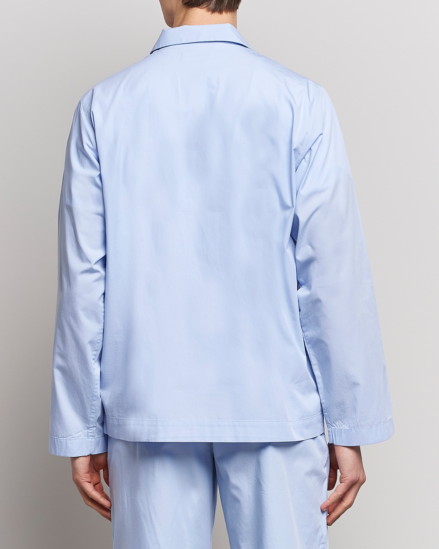 Uomini | Accappatoi & Pigiami | Tekla | Poplin Pyjama Shirt Light Blue