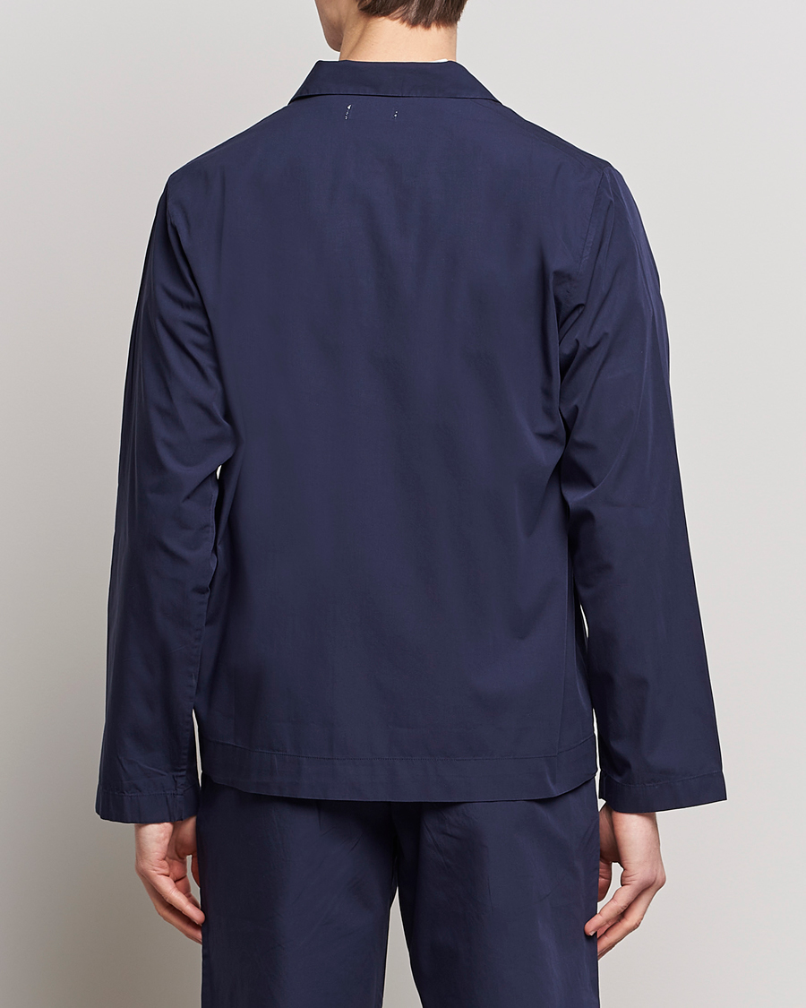 Uomini | Accappatoi & Pigiami | Tekla | Poplin Pyjama Shirt True Navy