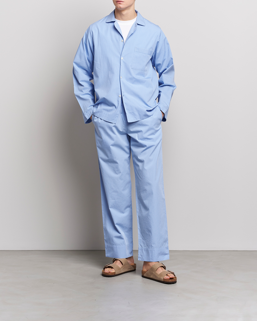 Uomini | Accappatoi & Pigiami | Tekla | Poplin Pyjama Pants Pin Stripes