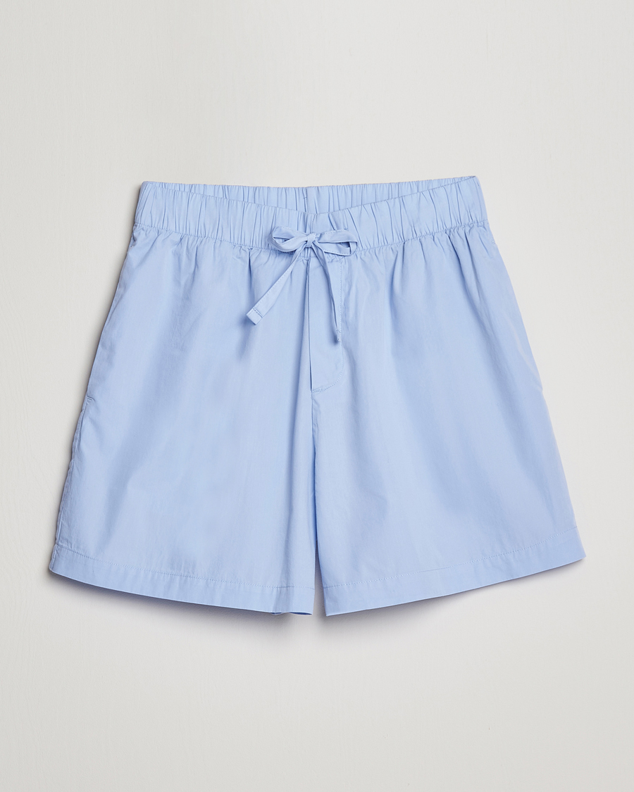 Uomini | Tekla Poplin Pyjama Shorts Light Blue | Tekla | Poplin Pyjama Shorts Light Blue