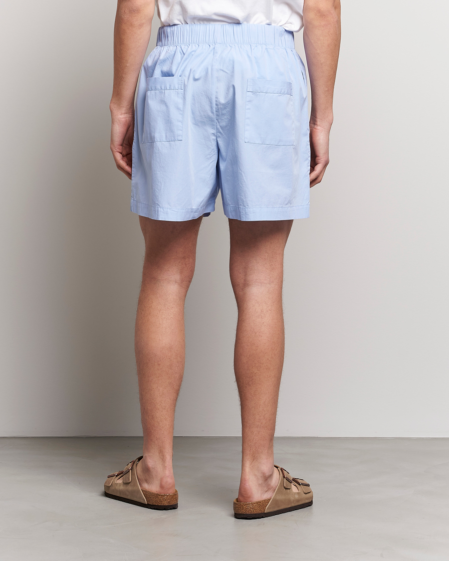 Uomini | Tekla Poplin Pyjama Shorts Light Blue | Tekla | Poplin Pyjama Shorts Light Blue