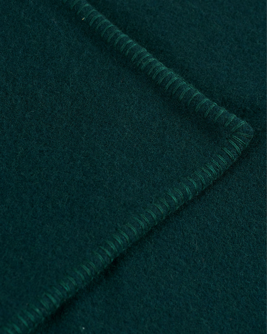Uomini | Tekla Pure New Wool Blanket Dark Green | Tekla | Pure New Wool Blanket Dark Green