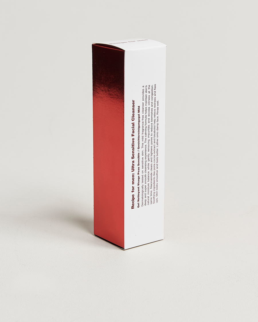 Uomini | Cura della pelle | Recipe for men | Ultra Sensitive Facial Cleanser 100ml
