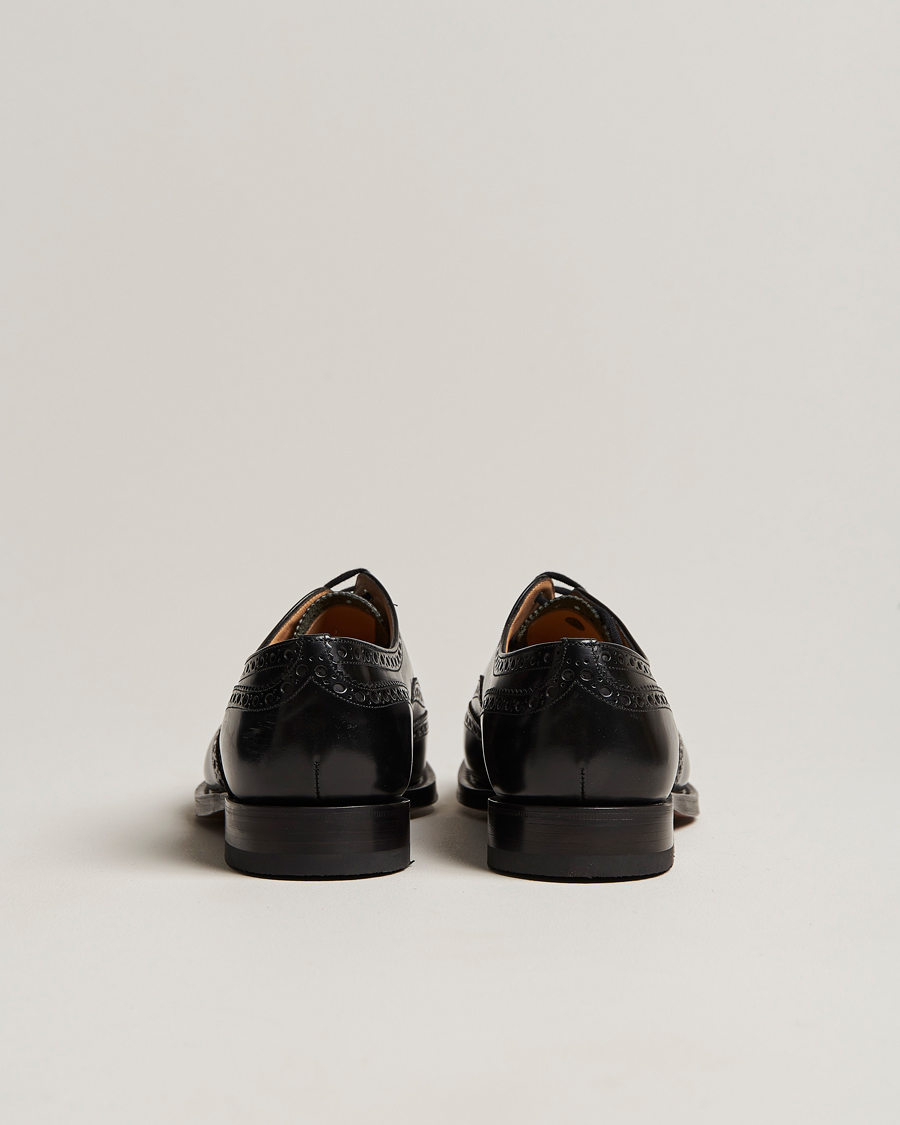 Uomini | Church's Burwood Polished Binder Brogue Black | Church's | Burwood Polished Binder Brogue Black
