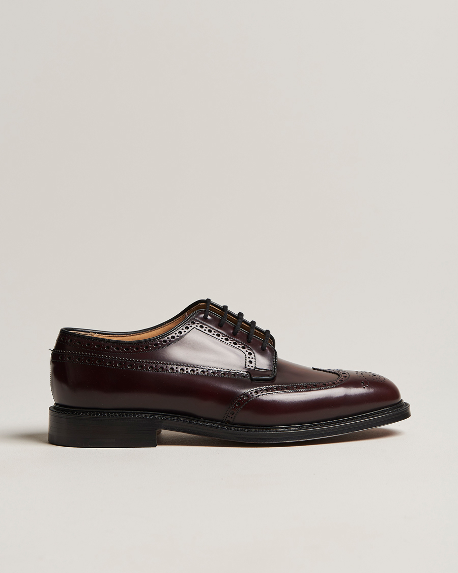 Uomini | Brogues | Church's | Grafton Polished Binder Brogue Burgundy