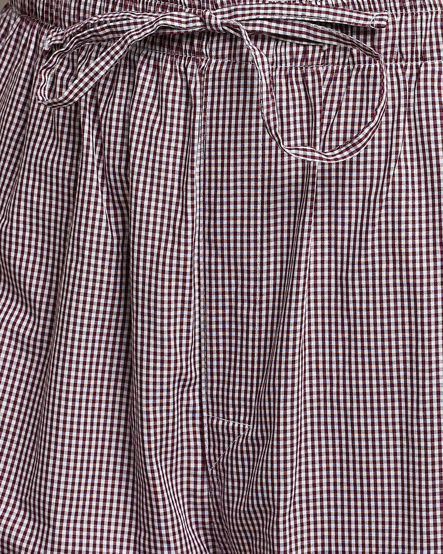 Uomini | Accappatoi & Pigiami | Nufferton | Alf Checked Pyjama Set Brown/White