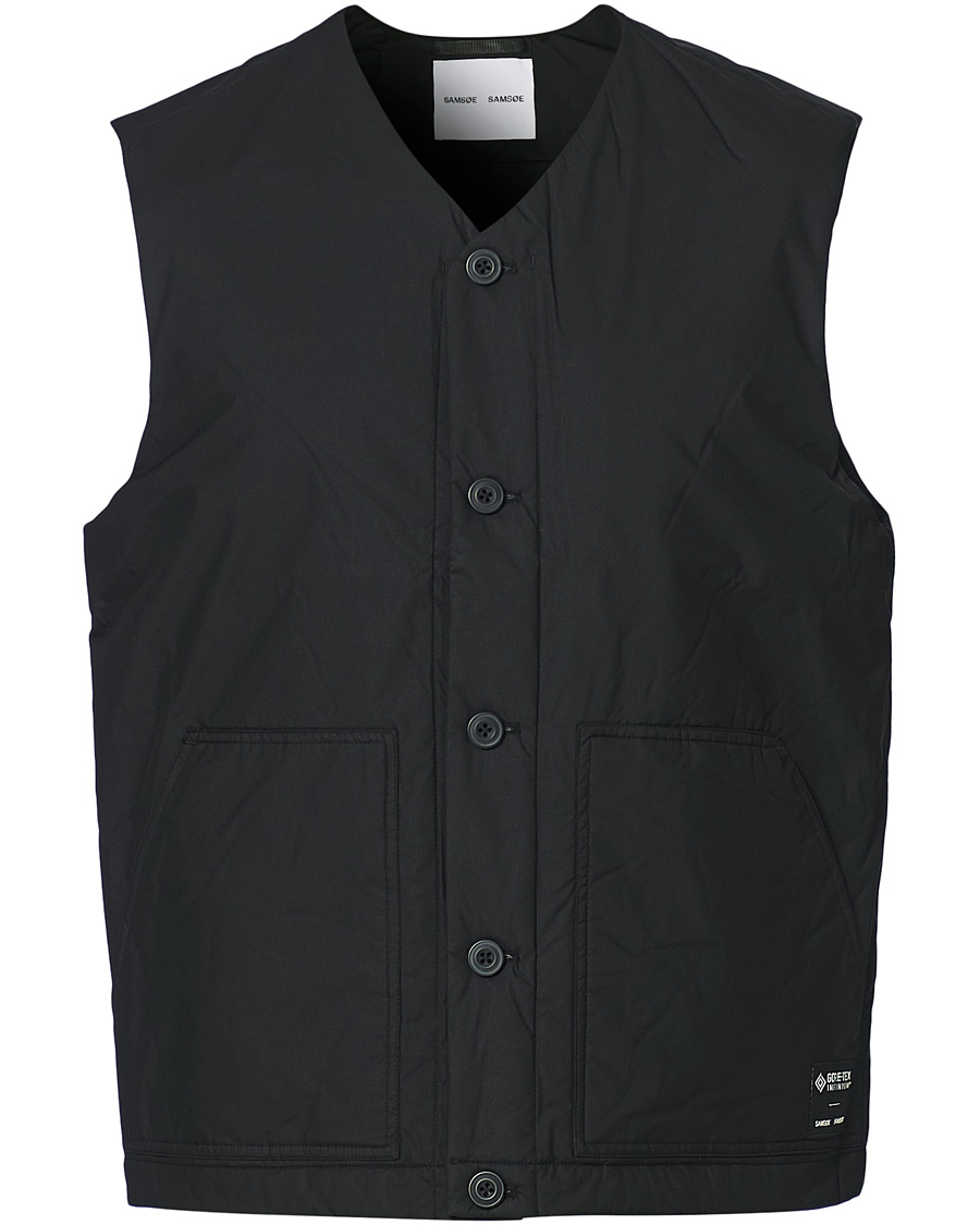 Uomini | Giacche | Samsøe Samsøe | Samsøe & Samsøe Tom Gore-Tex Vest Black